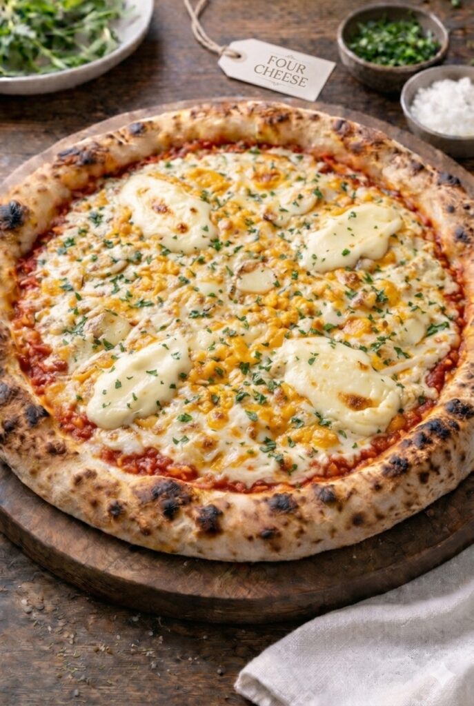 Four Cheese pizza