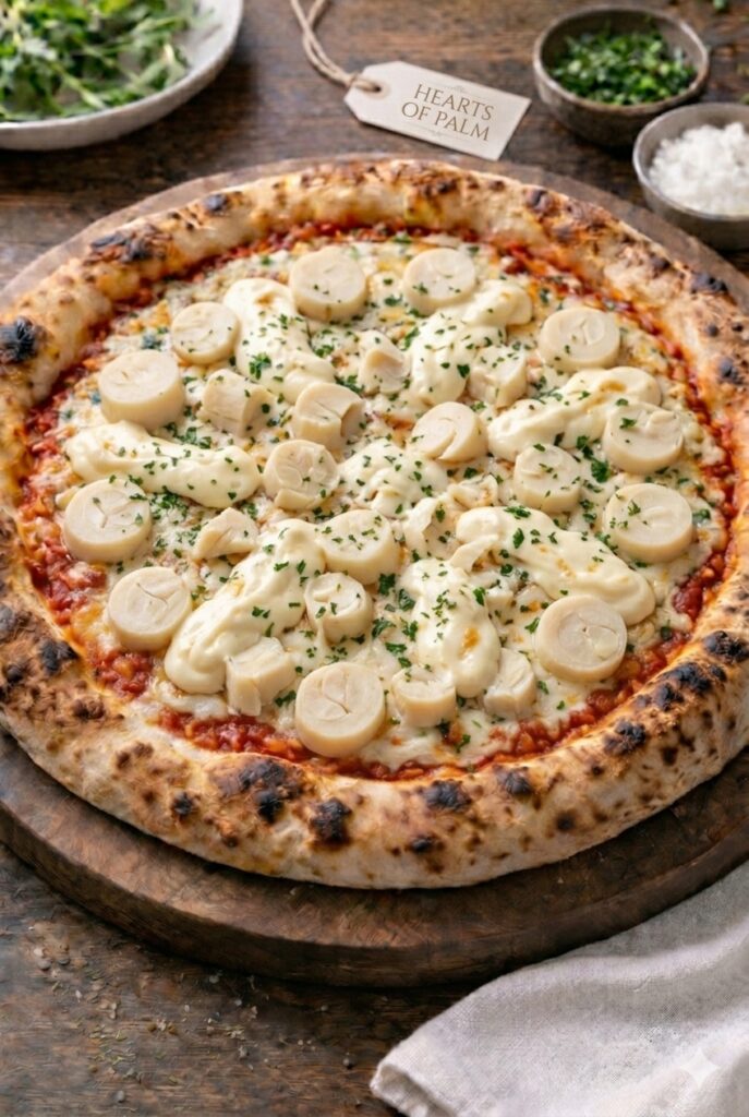 Hearts of Palm pizza