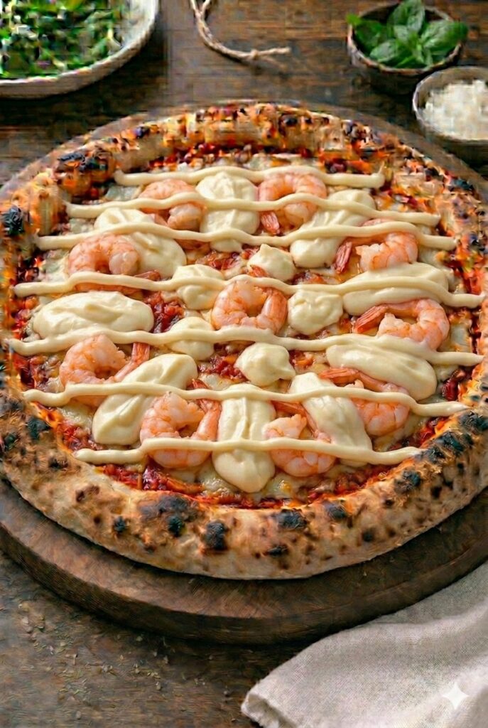 Shrimp pizza